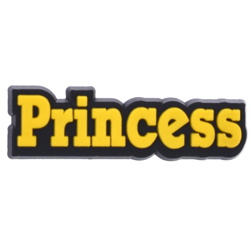 Princess croc charm